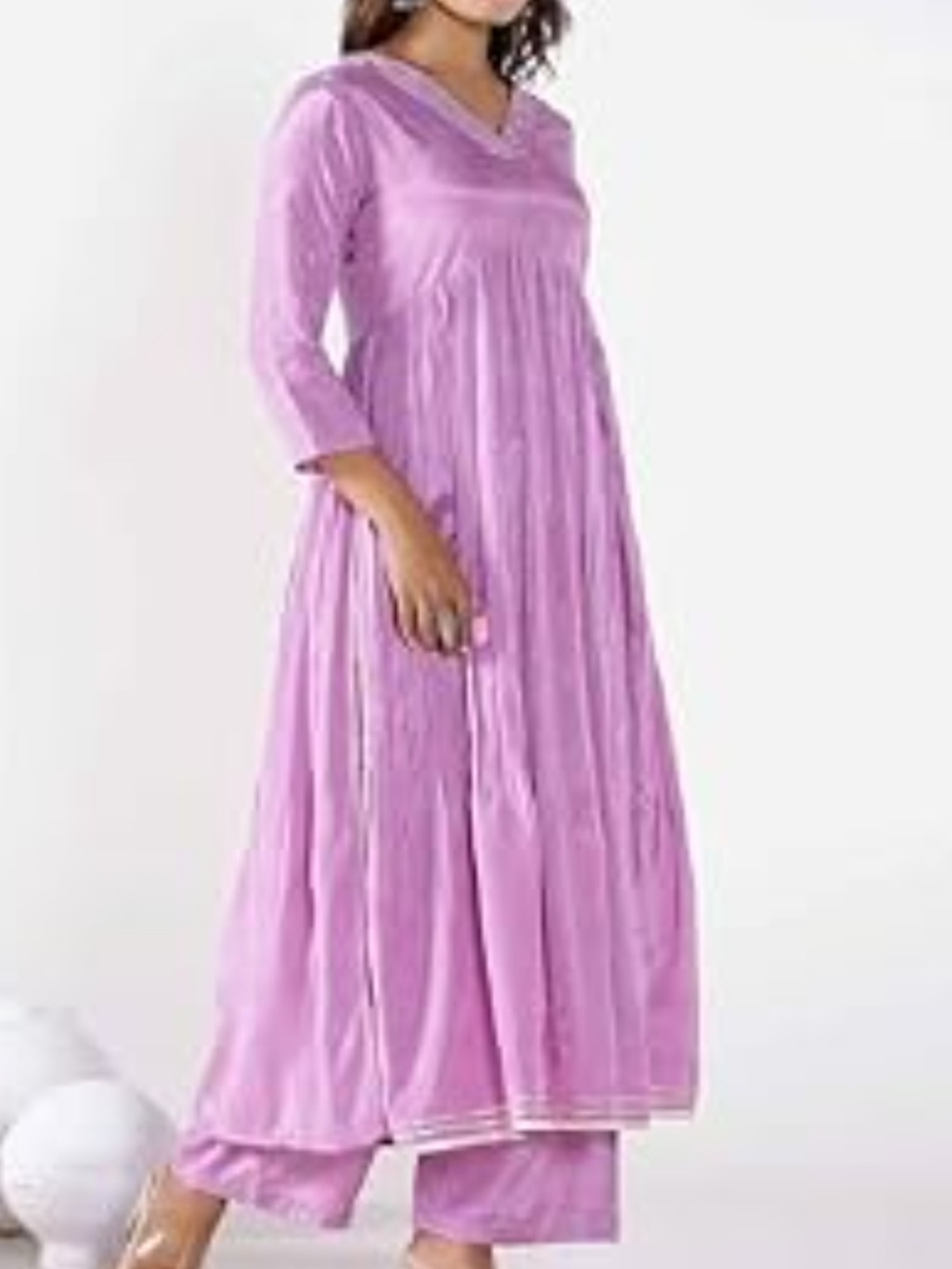 Traditional Indian Anarkali-style kurta
